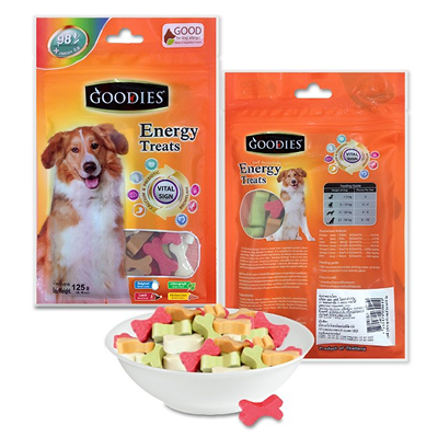 Goodies Energy Treats Mixed Flavour Bone Shaped Dog Treats image 7