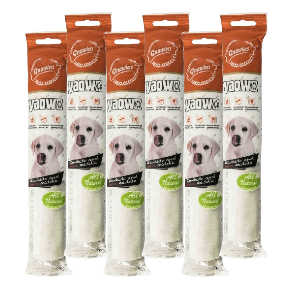 Gnawlers Yaowo Medulla Roll Dog Treats (9 inch) image 3