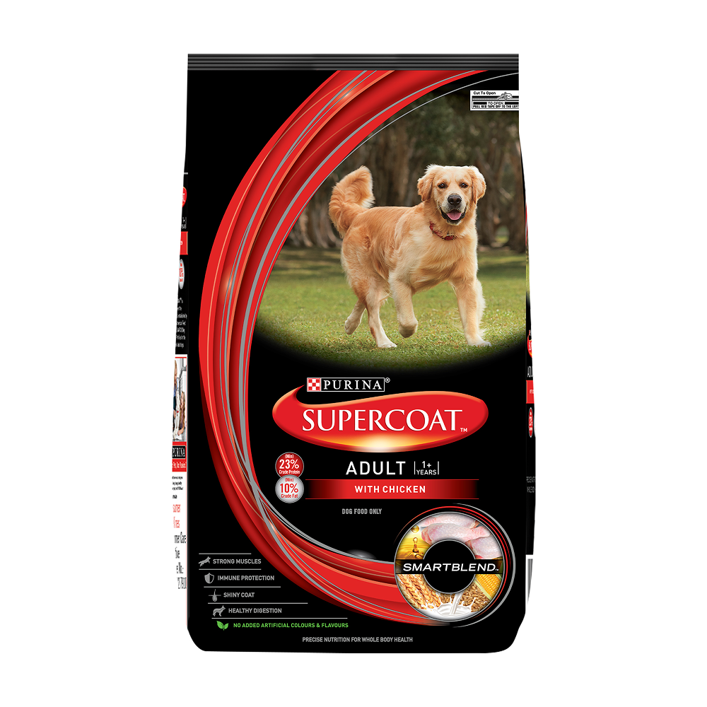 Purina SuperCoat with Chicken Smartblend Adult Dog Dry Food (1+ Years) image 9