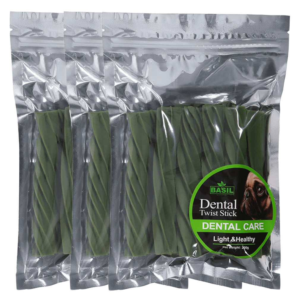 Basil Dental Care Stick Chew Dog Treats image 3