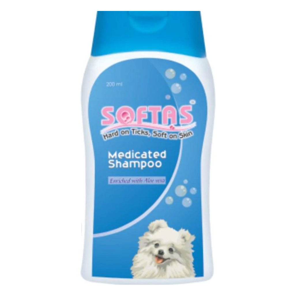 Intas Softas Tick & Flea Medicated Shampoo for Dogs image 2