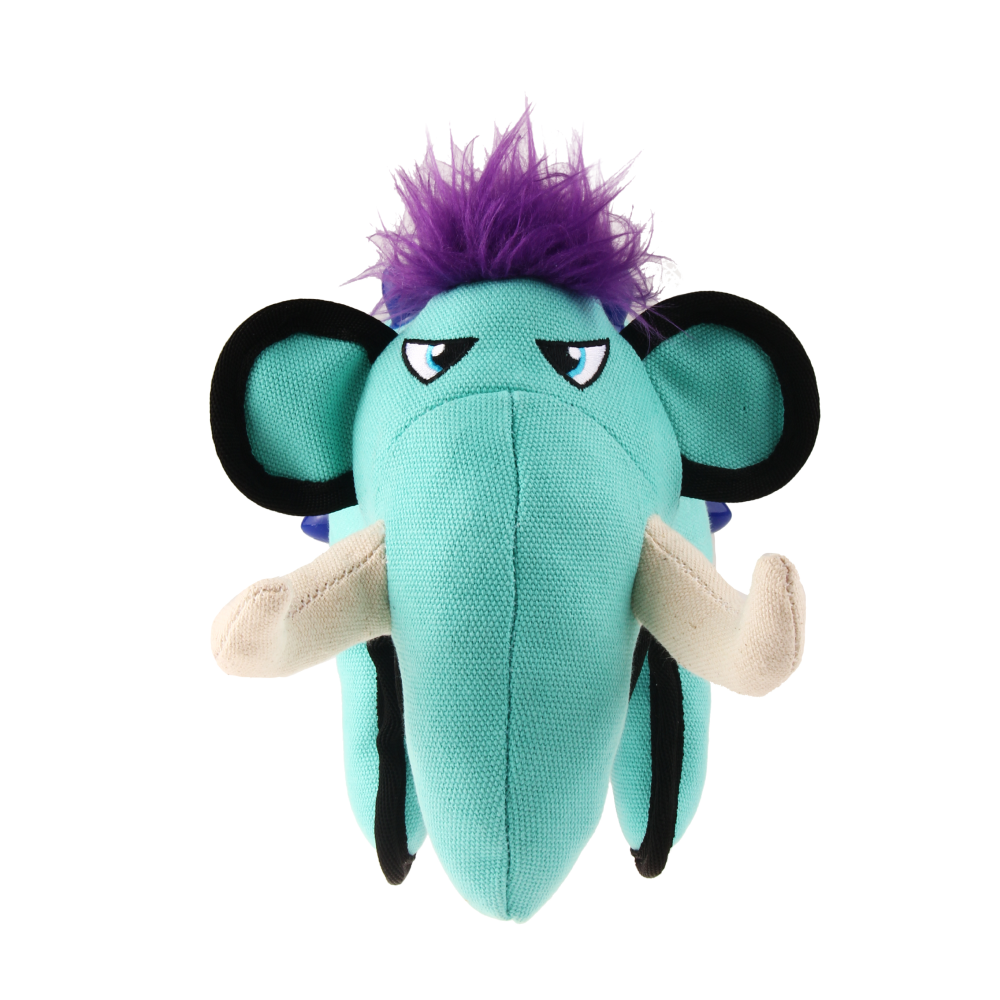GiGwi Duraspikes Extra Durable Elephant Toy for Dogs (Light Blue) | For Medium Chewers image 7