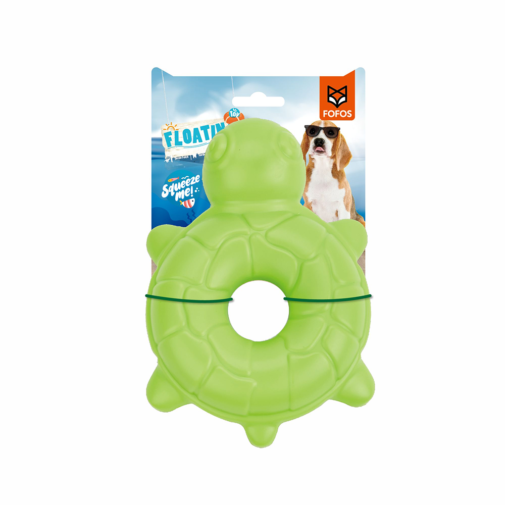 Barkbutler x Fofos Ocean Turtle Squeaky Chew Toy for Dogs image 1