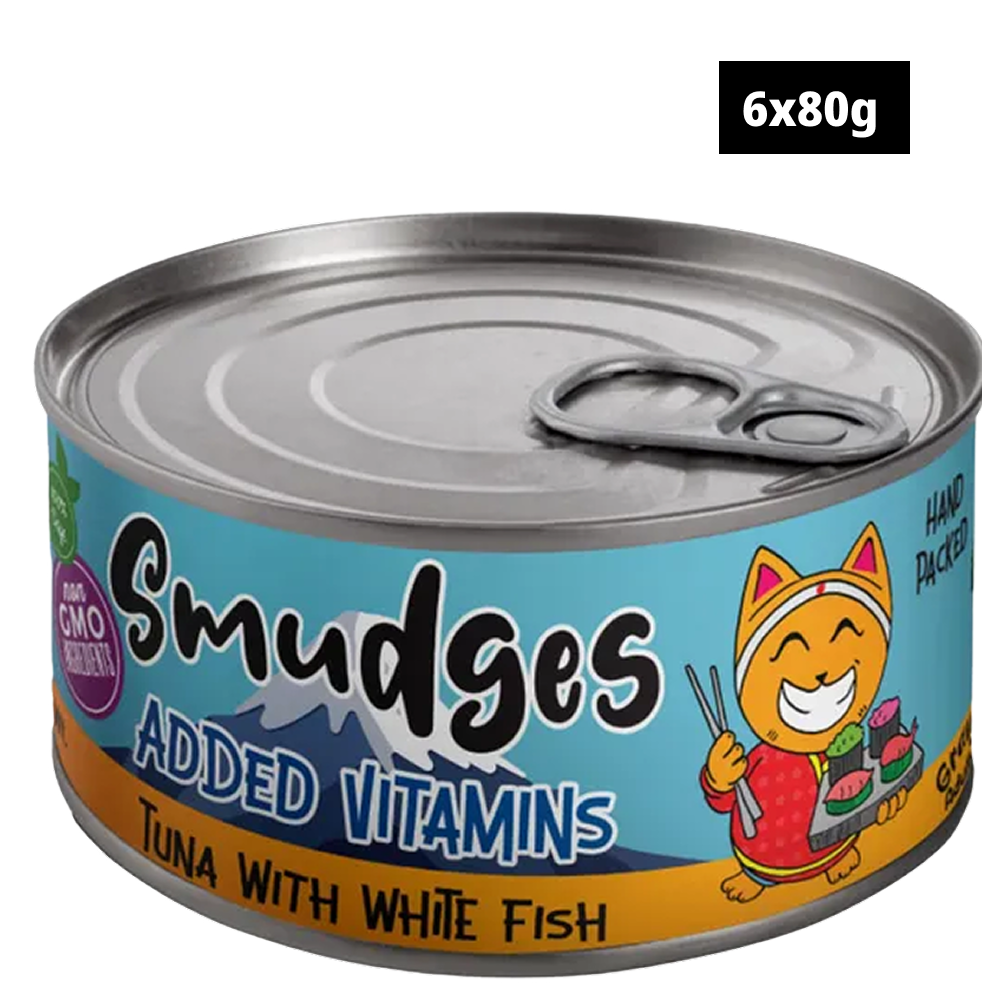 Smudges Tuna with White Fish in Gravy Adult Cat Wet Food image 2