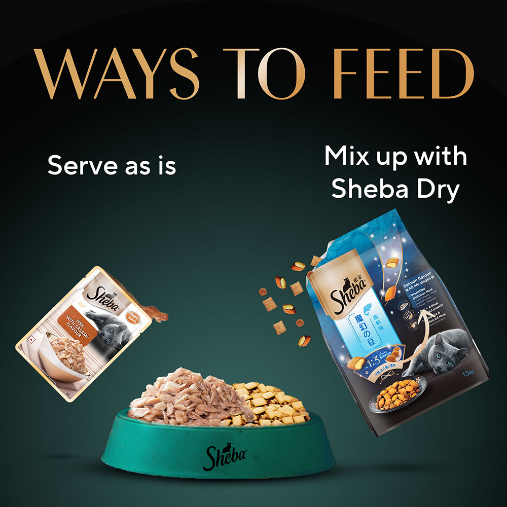 Sheba Fish with Sasami Premium Cat Wet Food image 10