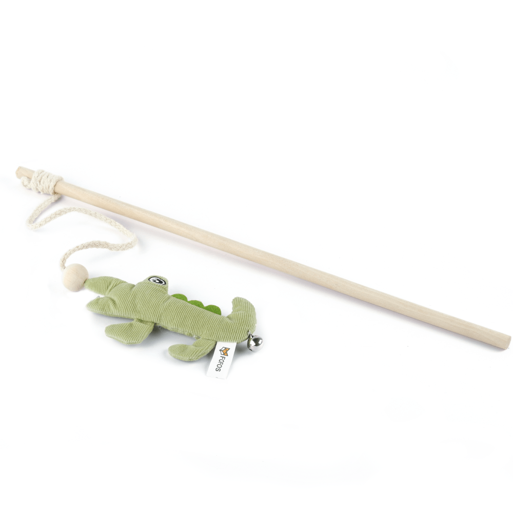 Barkbutler x Fofos Wand Crocodile Toy for Cats image 5