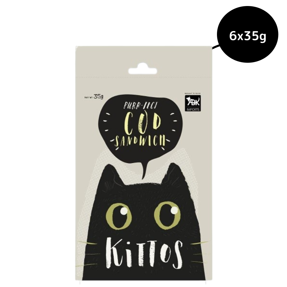 Kittos Purr Fect Cod Sandwich Cat Treat image 10
