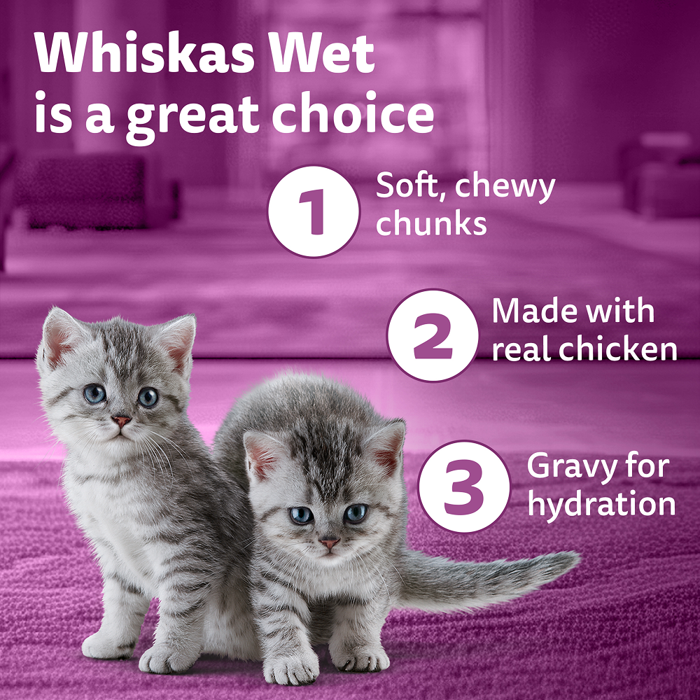 Whiskas Tasty Mix Chicken Tuna with Sweet Potato Kitten Cat Wet Food image 7
