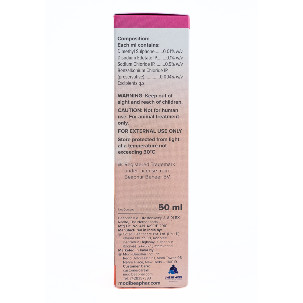 Beaphar Disodium Edetate and Sodium Chloride Eye Cleaner for Dogs and Cats image 3