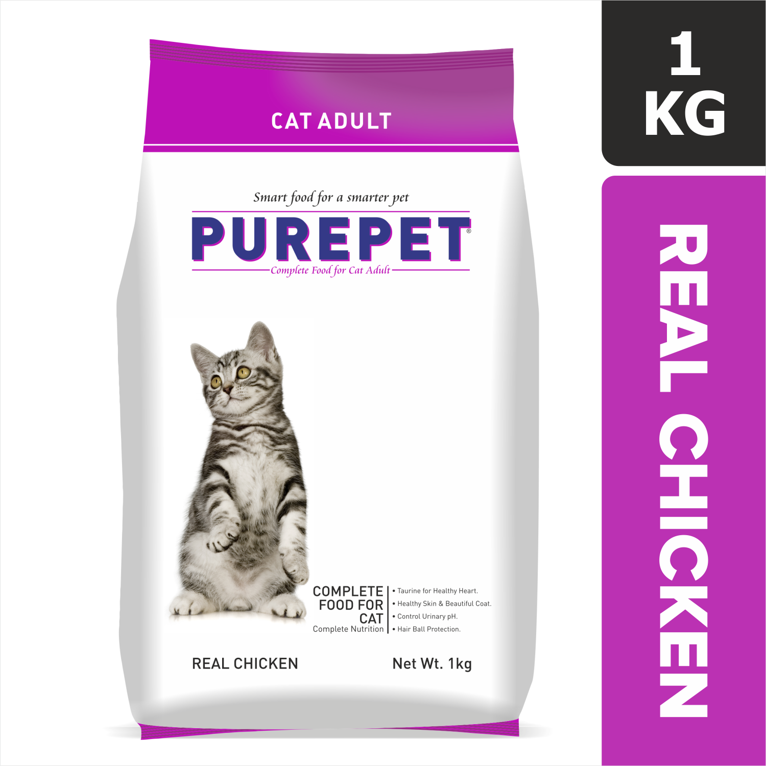 Purepet Real Chicken Adult Dry Cat Food image 10