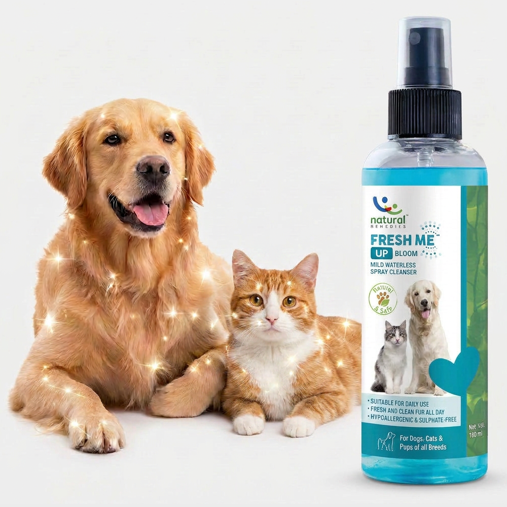 Natural Remedies Fresh Me Up Bloom Dry Shampoo for Dogs and Cats image 6