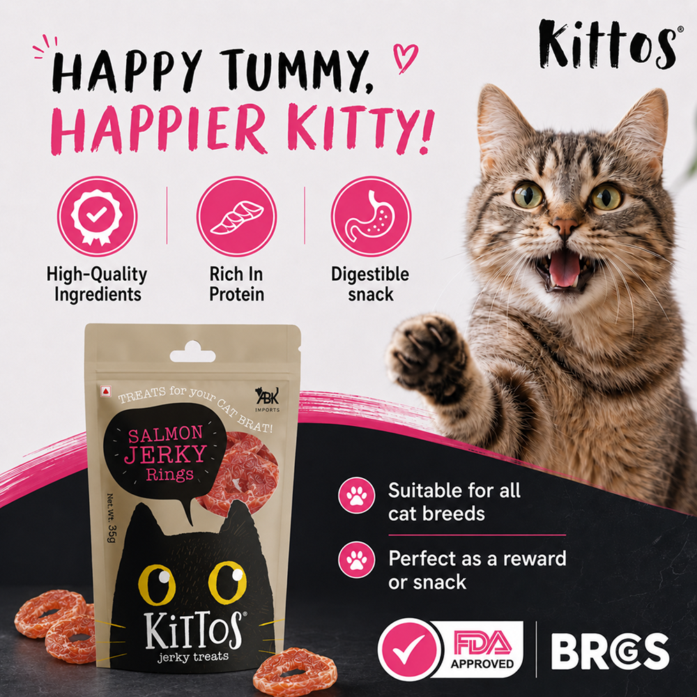 Kittos Purr Fect Salmon Rings Cat Treats image 4