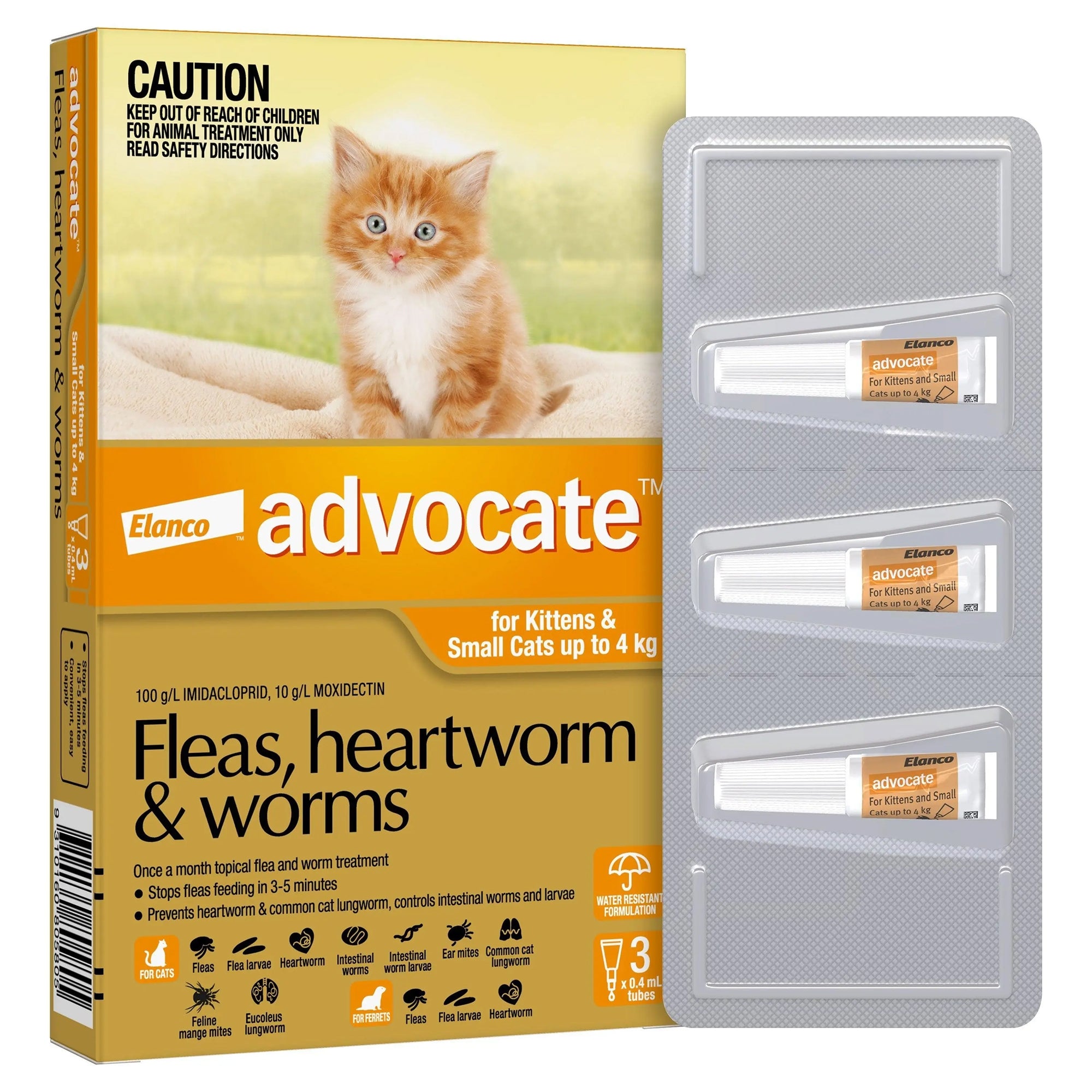 Bayer Elanco Advocate Spot On for Cats Upto 4kg image 2