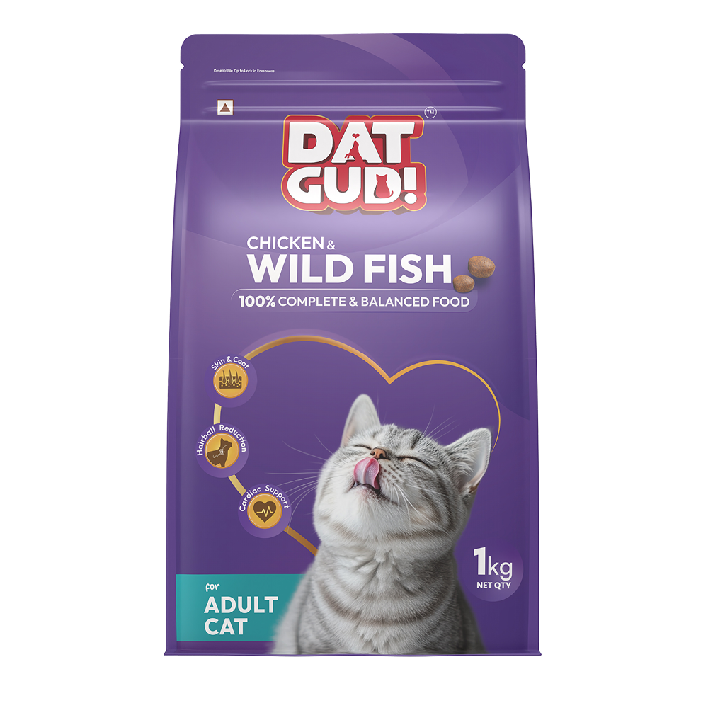 DatGud Chicken & Wild Fish Adult Cat Dry Food