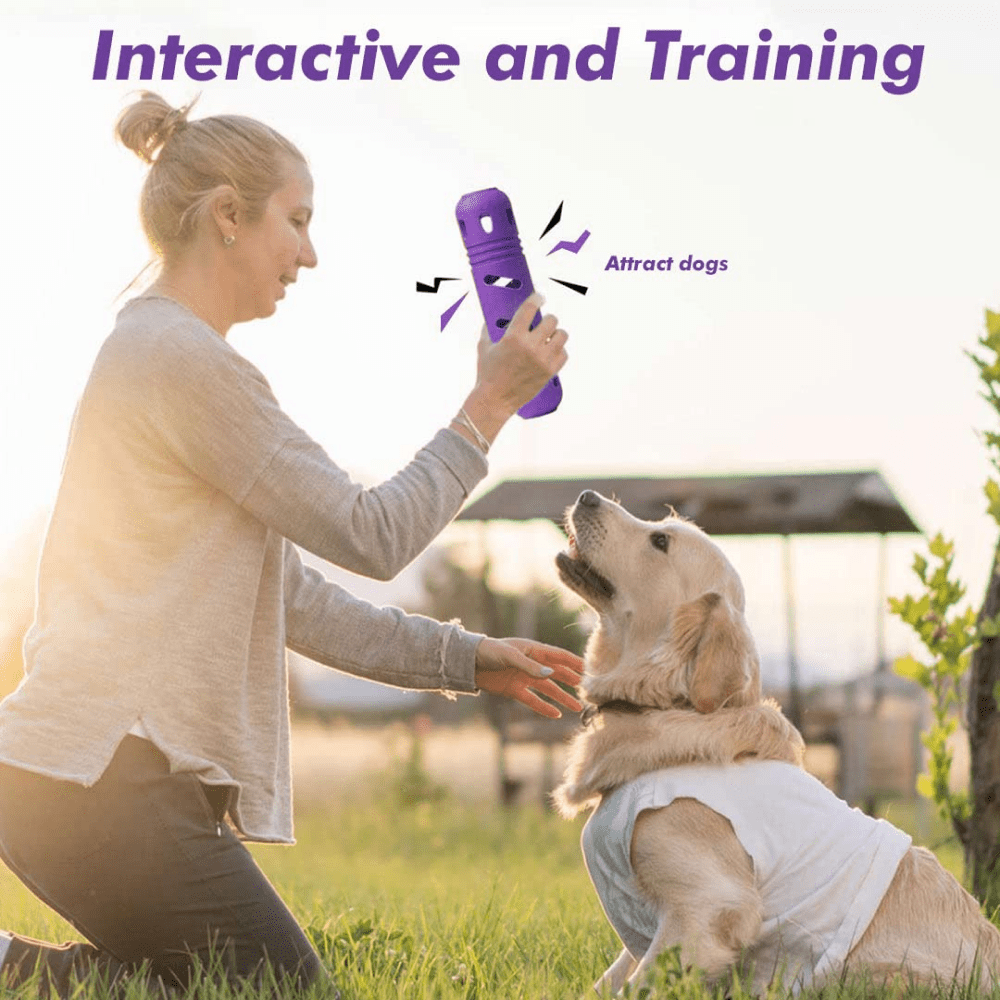 Pawsindia Rubber Bottle Chew Toy for Dogs (Purple) image 5