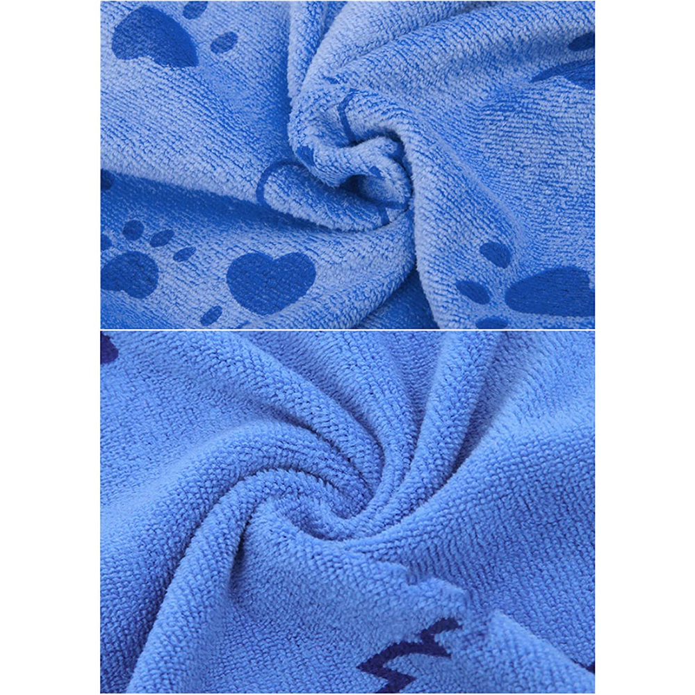 KUTKUT Looluuloo Microfiber Drying Towels for Dogs (Blue) image 4