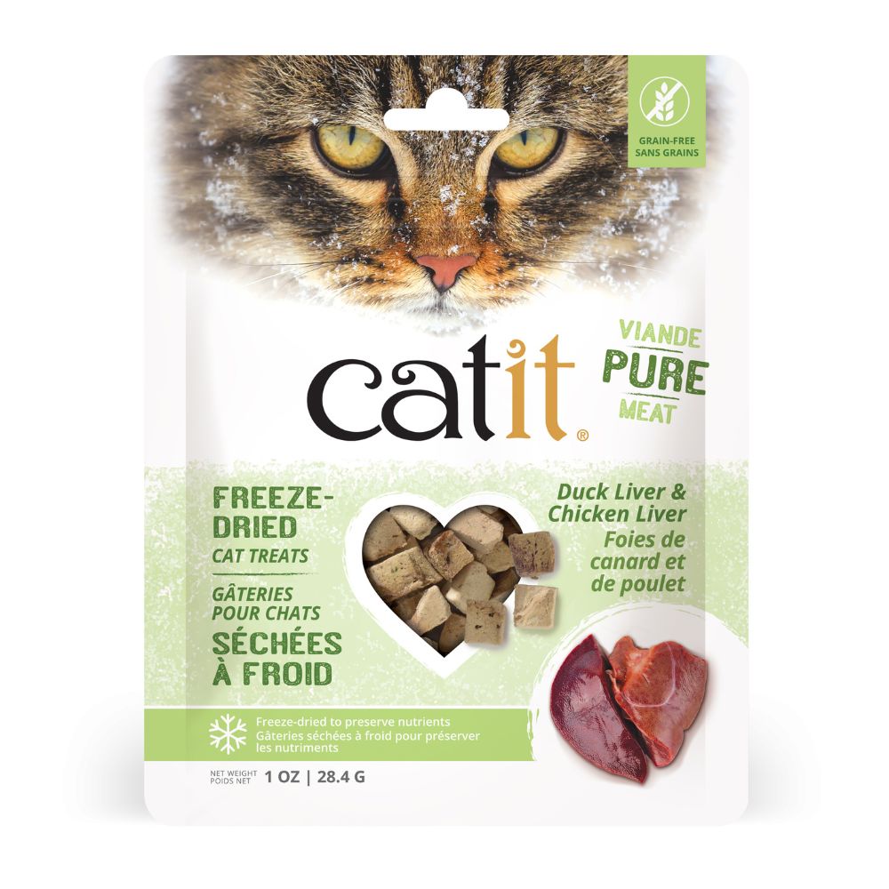 Catit Duck and Chicken Liver Freeze Dried Cat Treats