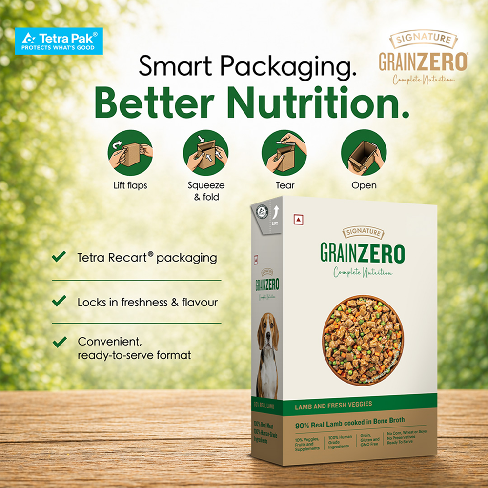 Signature Grain Zero Tetra Pack Real Lamb and Fresh Veggies Dog Fresh Food image 8