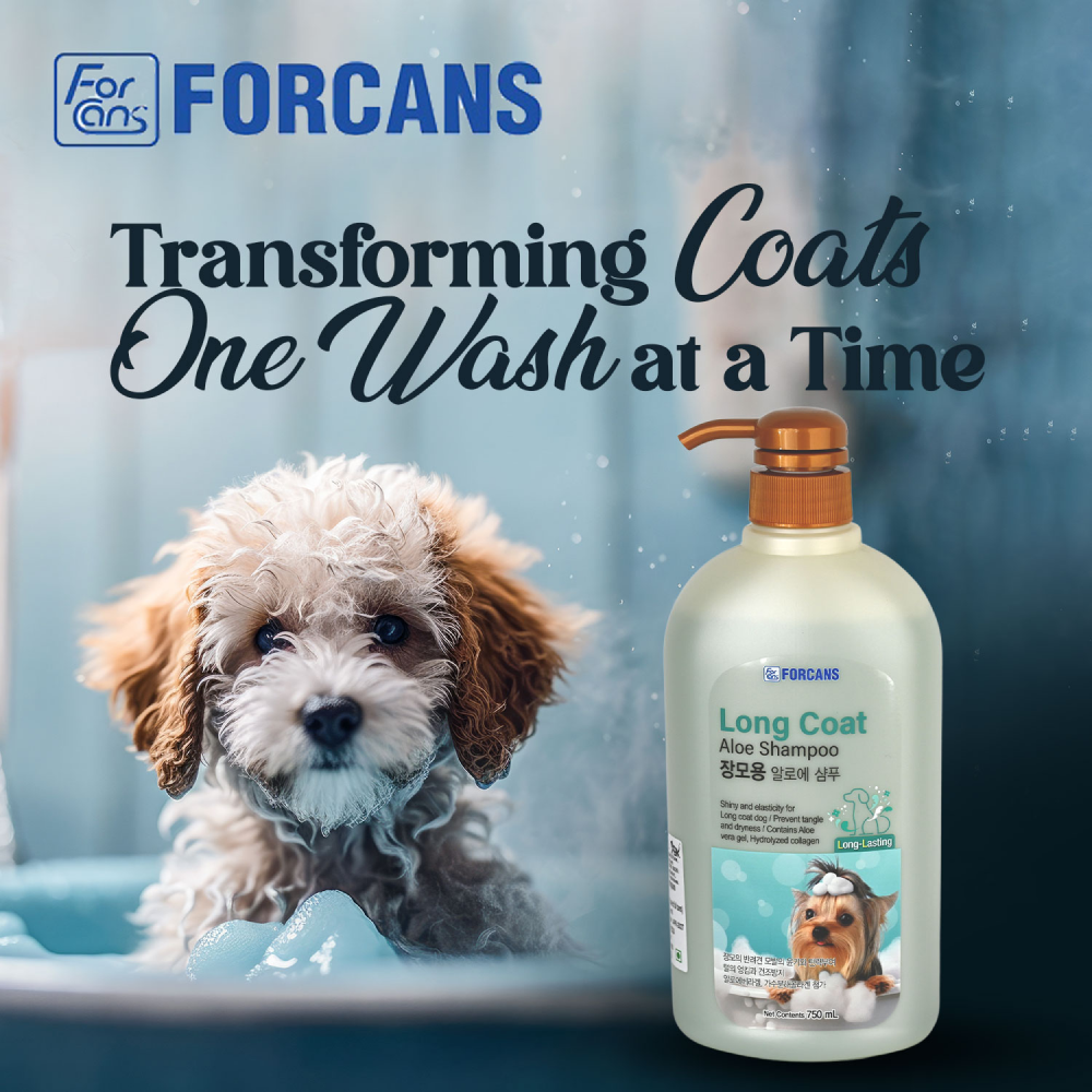 Forbis/Forcans Long Coat Aloe Shampoo for Dogs image 3