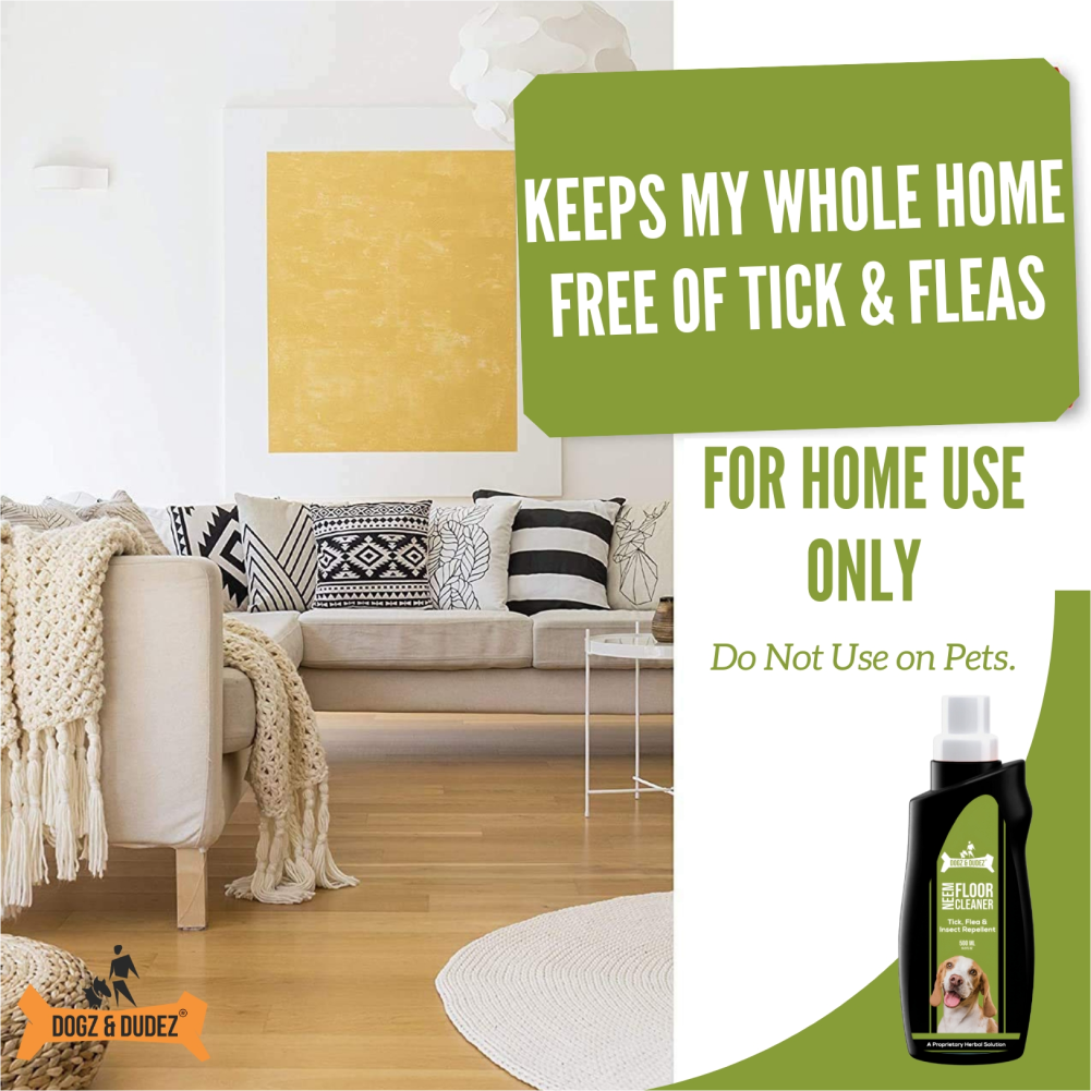 DOGZ & DUDEZ Tick and Flea Repellent Floor Cleaner for Dogs and Cats image 2