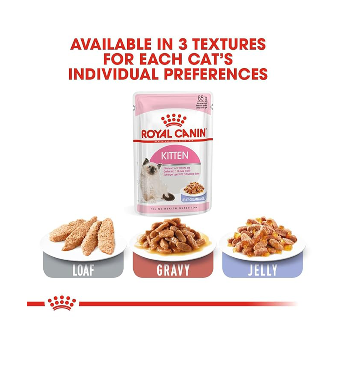Royal Canin Kitten Wet Food in Gravy (85g Pouch) image 7