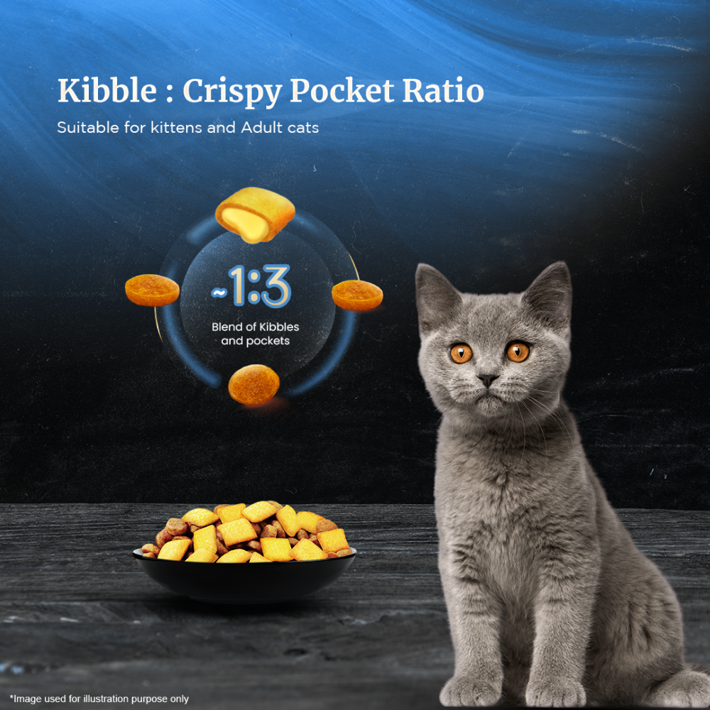 Sheba Salmon Flavour Irresistible All Life Stages Cat Dry Food image 3