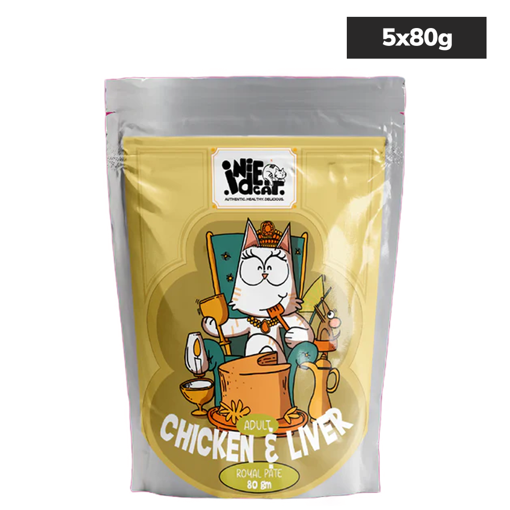 IndieCat Royal Pate Chicken and Liver Adult Cat Wet Food