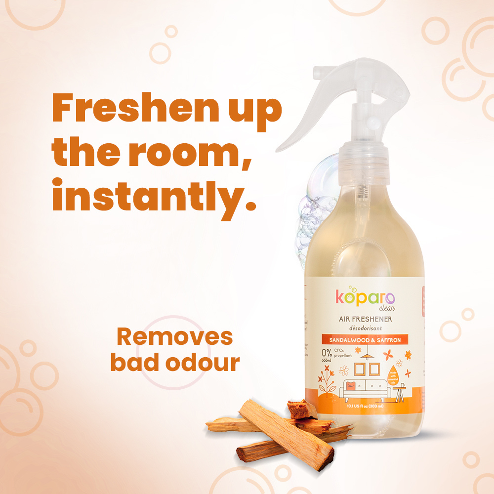 Koparo Clean Natural Air Freshener Sandalwood & Saffron Fragrance (Pet Safe) image 8