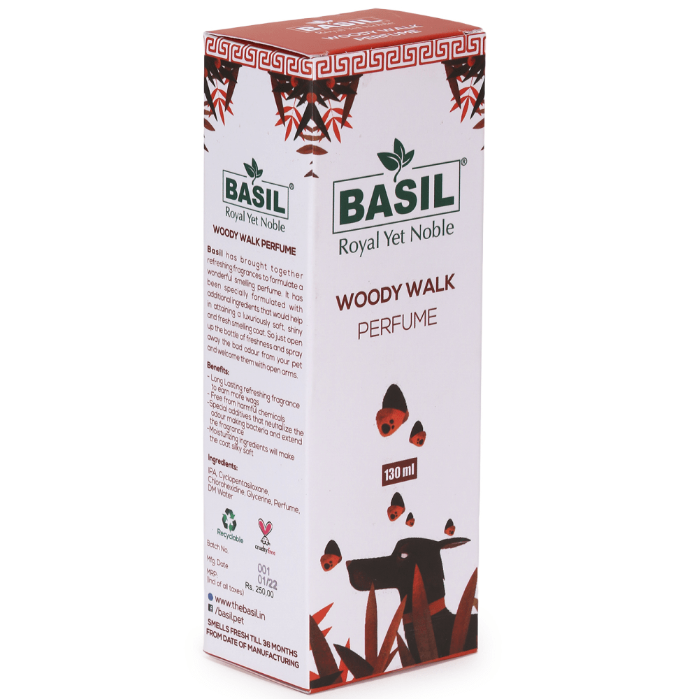Basil Woody Walk Fresh Perfume Spray for Dogs and Cats image 3