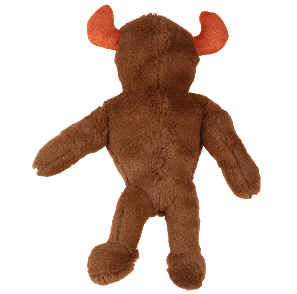 Basil Big Bull Plush Toy with Squeaky TPR for Dogs and Cats image 5