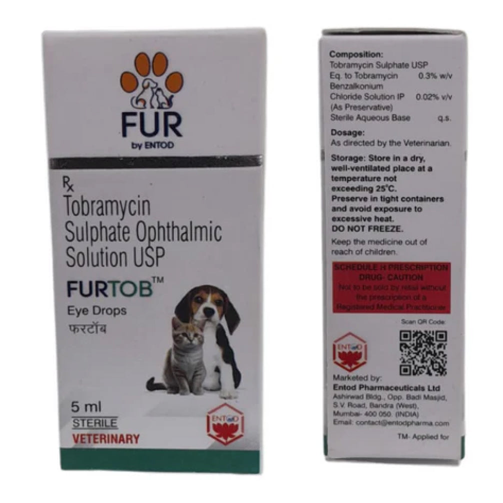 Entod Furtob Eye Drop for Dogs and Cats