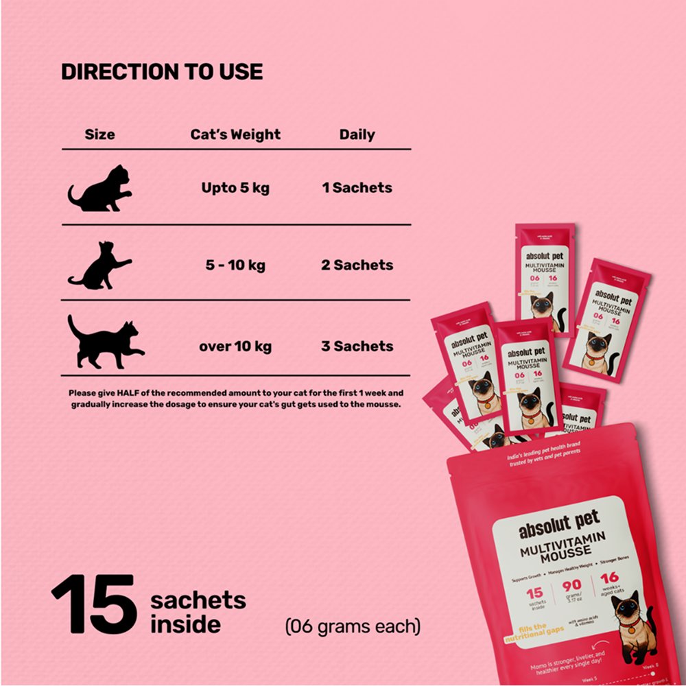Absolut Pet Multivitamin Mousse Cat Supplements image 7