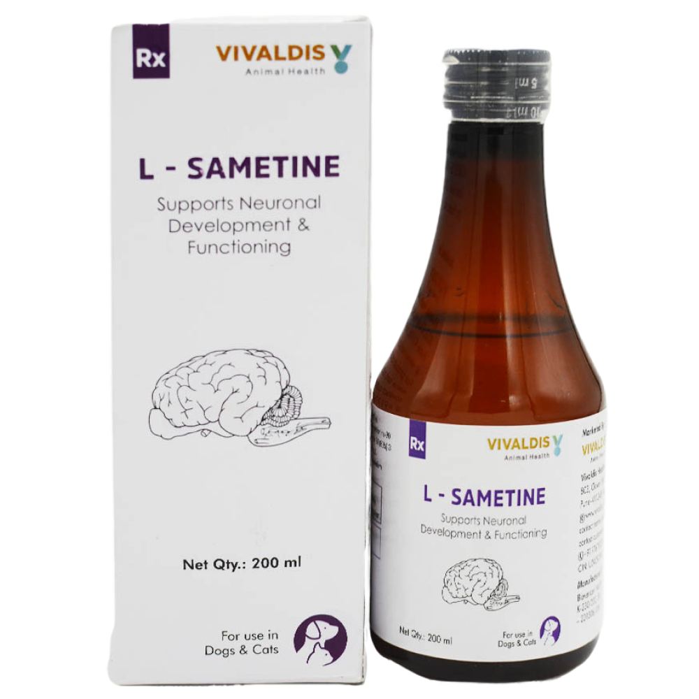 Vivaldis L Sametine Syrup for Dogs and Cats (200ml) image 4