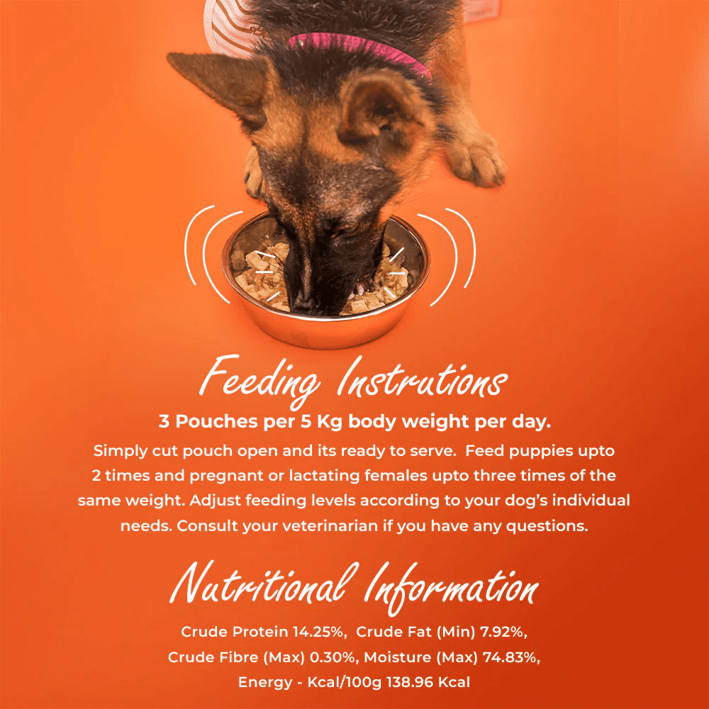 Kennel Kitchen Supreme Cuts in Gravy Chicken Liver Recipe with Pumpkin Puppy & Adult Dog Wet Food (All Life Stage) image 7