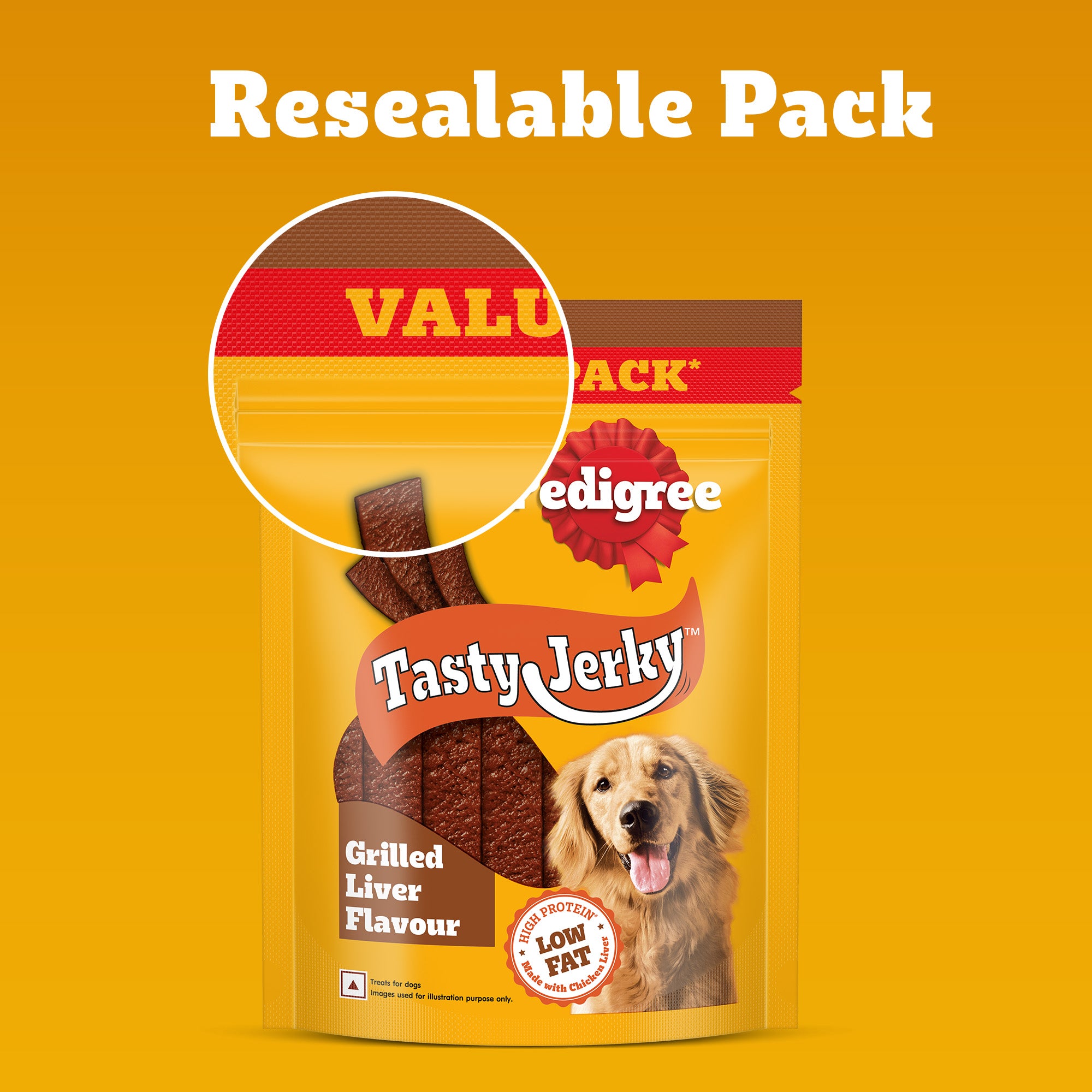 Pedigree Grilled Liver Tasty Jerky Dog Treat image 8