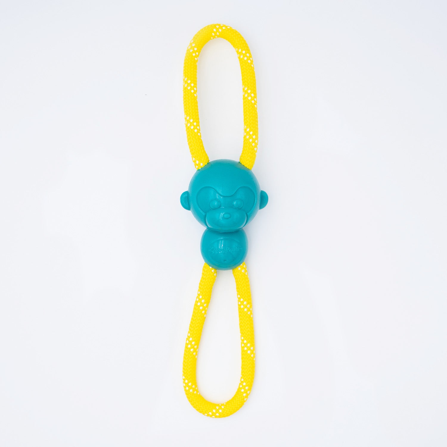 Zippy Paws ZippyTuff Monkey RopeTugz Plush Toy for Dogs (Teal) image 4