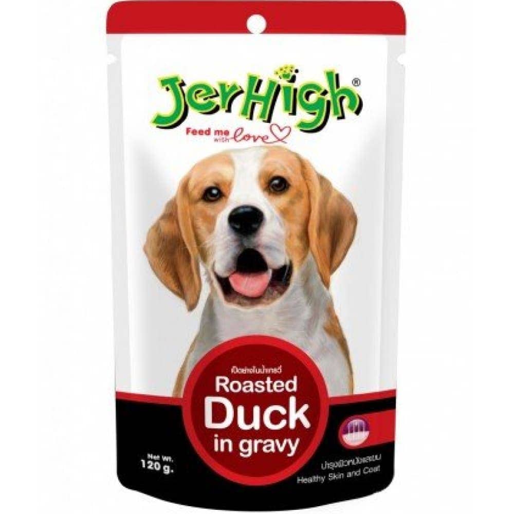 JerHigh Roasted Duck in Gravy Wet Dog Food image 2