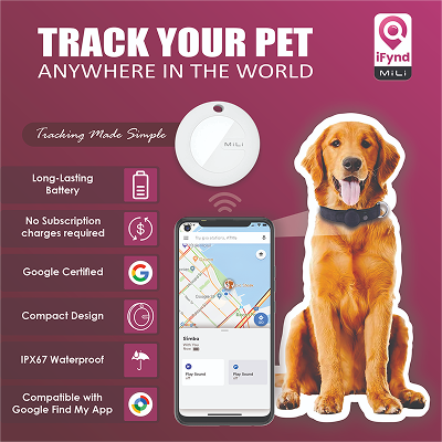Mitag Go Anti Loss Device with Collar for Small Dogs (Black) | Android image 8