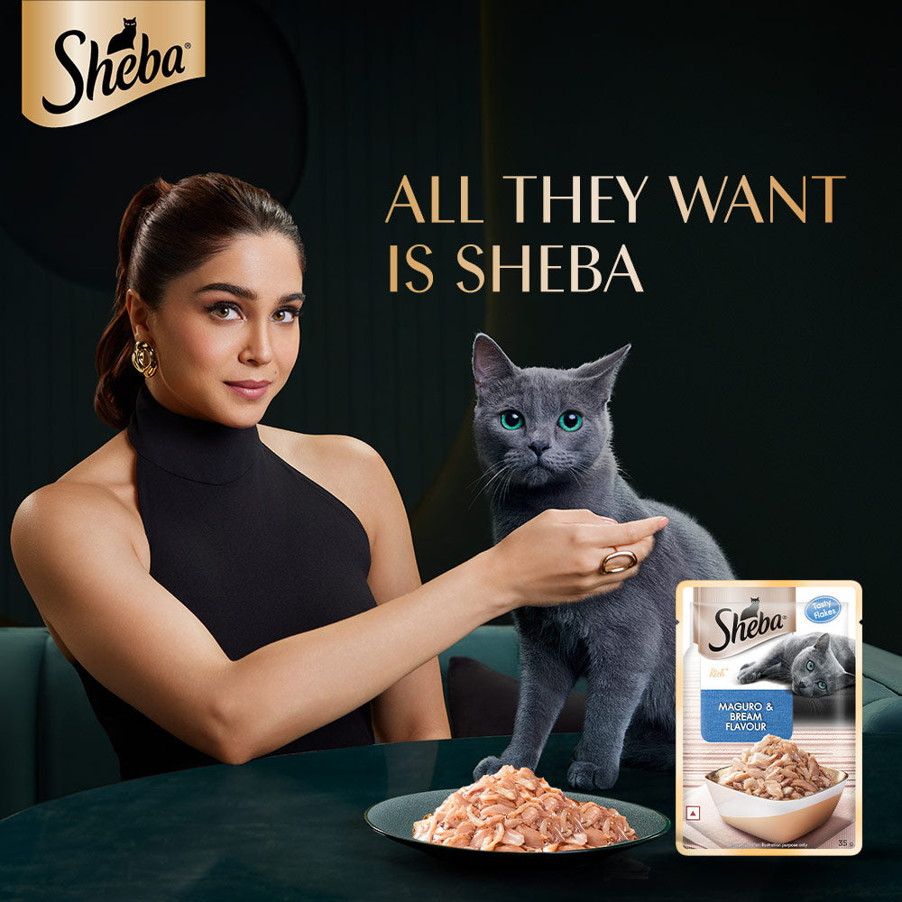 Sheba Maguro & Bream Fish Mix Premium Cat Wet Food image 2