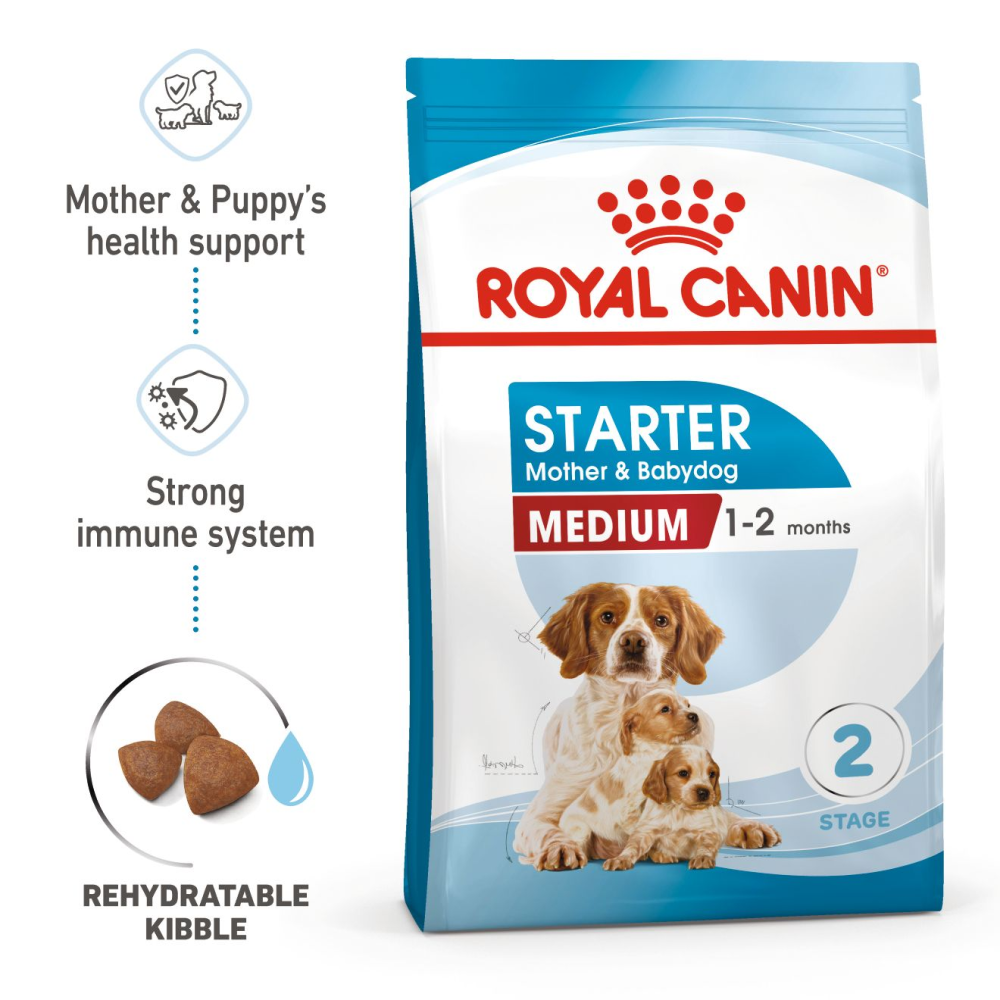 Royal Canin Medium Starter Dry Food for Medium Breed Dog and Puppies image 2