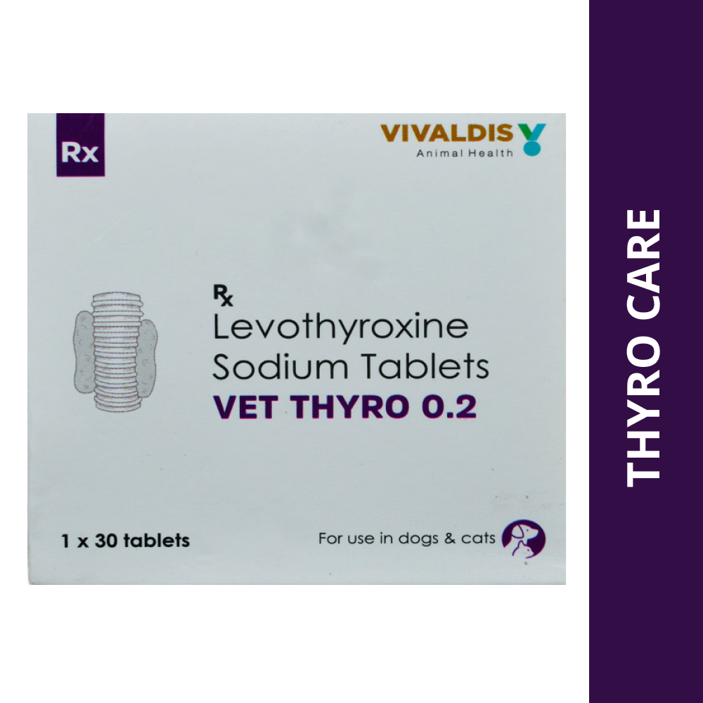 Vivaldis Vet Thyro 0.2 (Levothyroxine sodium) Tablets for Dogs and Cats image 4