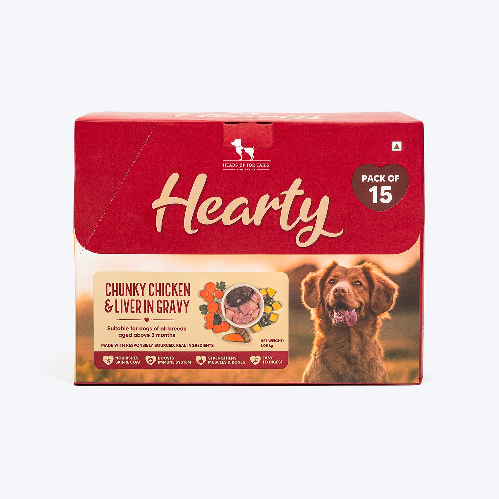 HUFT Hearty Chunky Chicken & Liver In Gravy Dog Wet Food