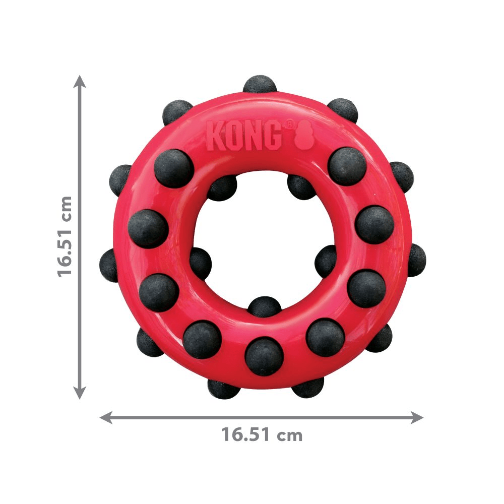 Kong Dotz Circle Toy for Dogs | For Aggressive Chewers image 5