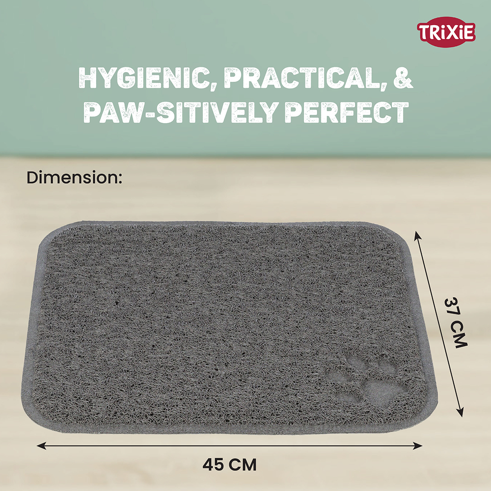 Trixie litter Tray Mat for Cats (Anthracite) image 2