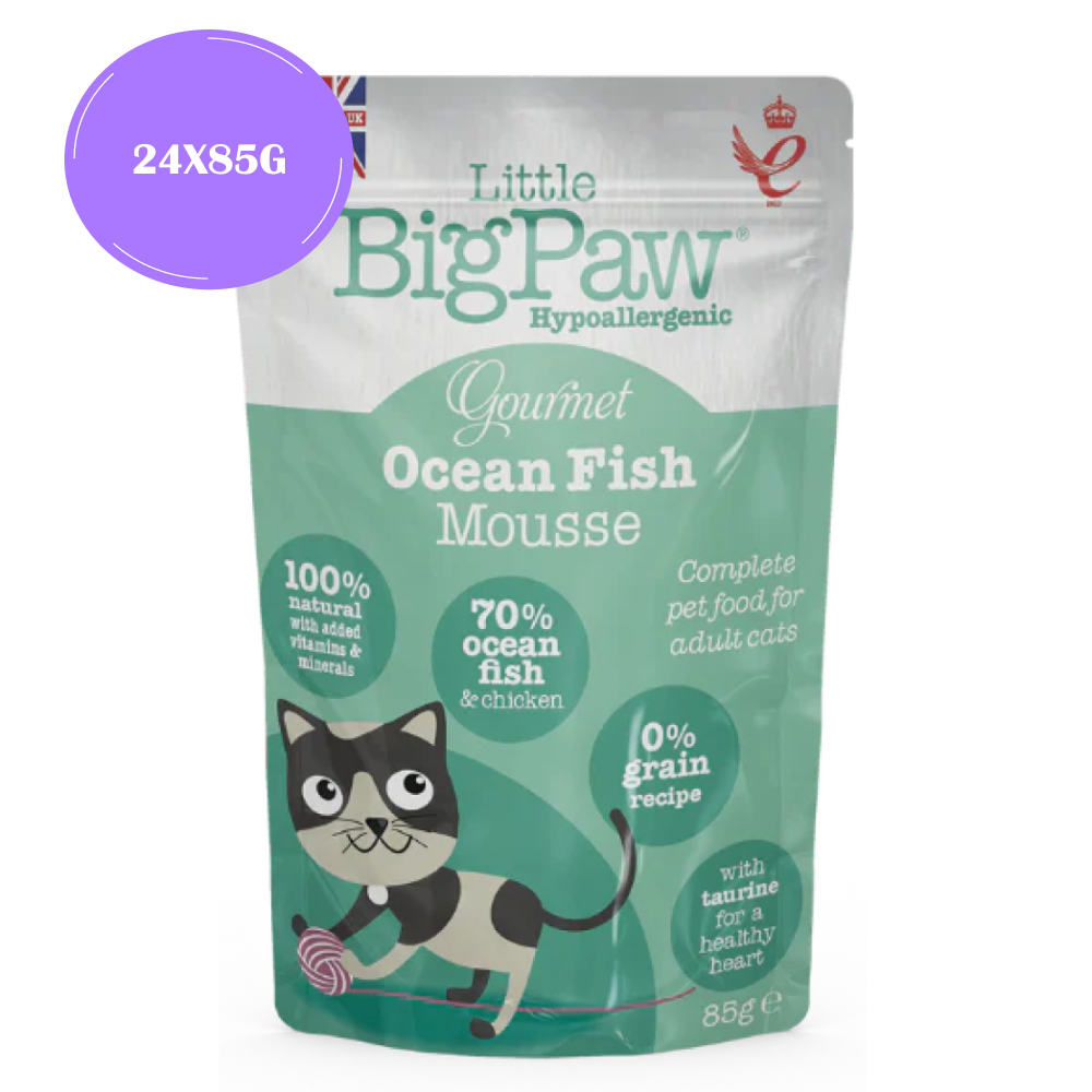Little Big Paw Ocean Fish Mousse Cat Wet Food image 6