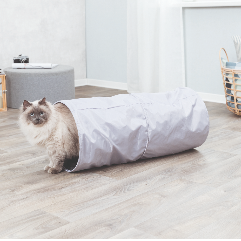 Trixie Playing Tunnel Toy for Cats (Grey)