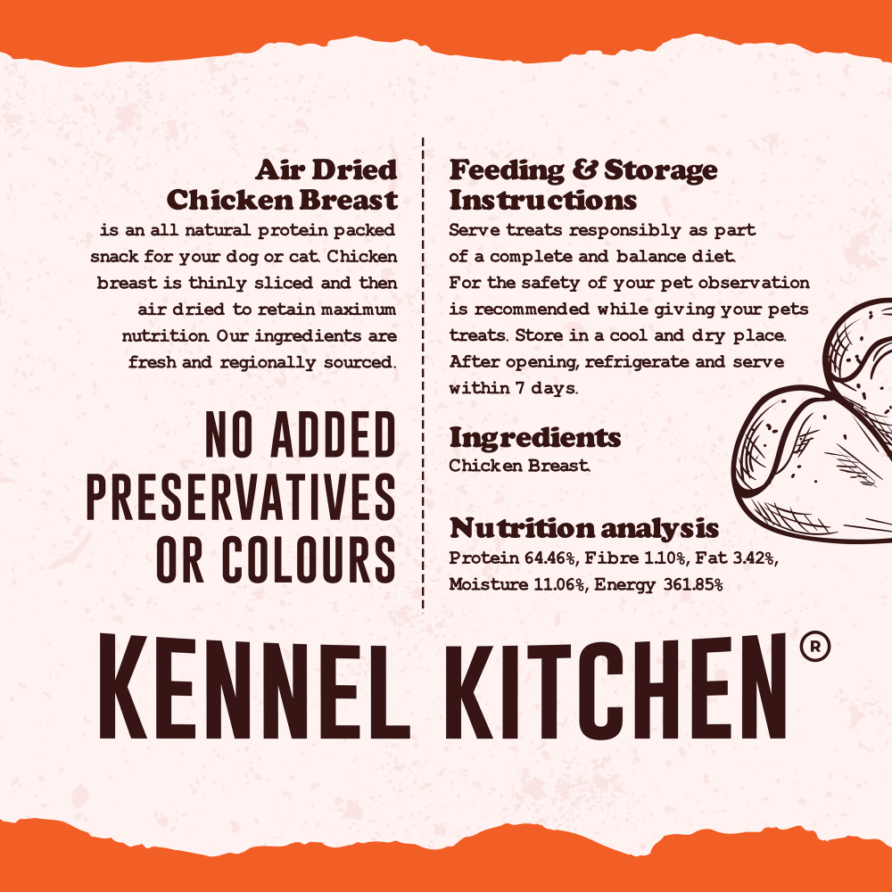Kennel Kitchen Air Dried Chicken Jerky Dog and Cats Treats image 5