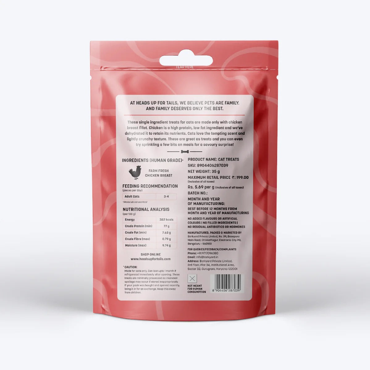 HUFT Dehydrated Chicken Crunchies Cat Treats image 3