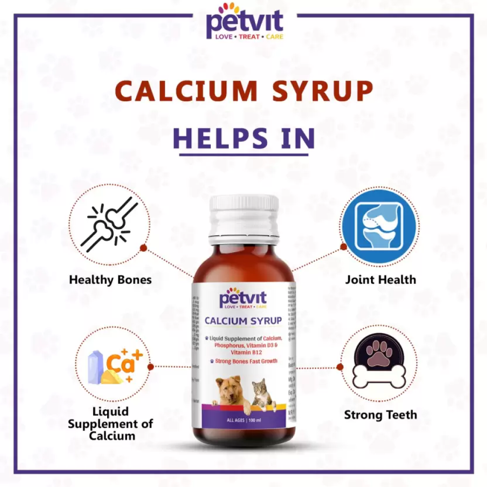 Petvit Calcium Syrup for Dogs image 4