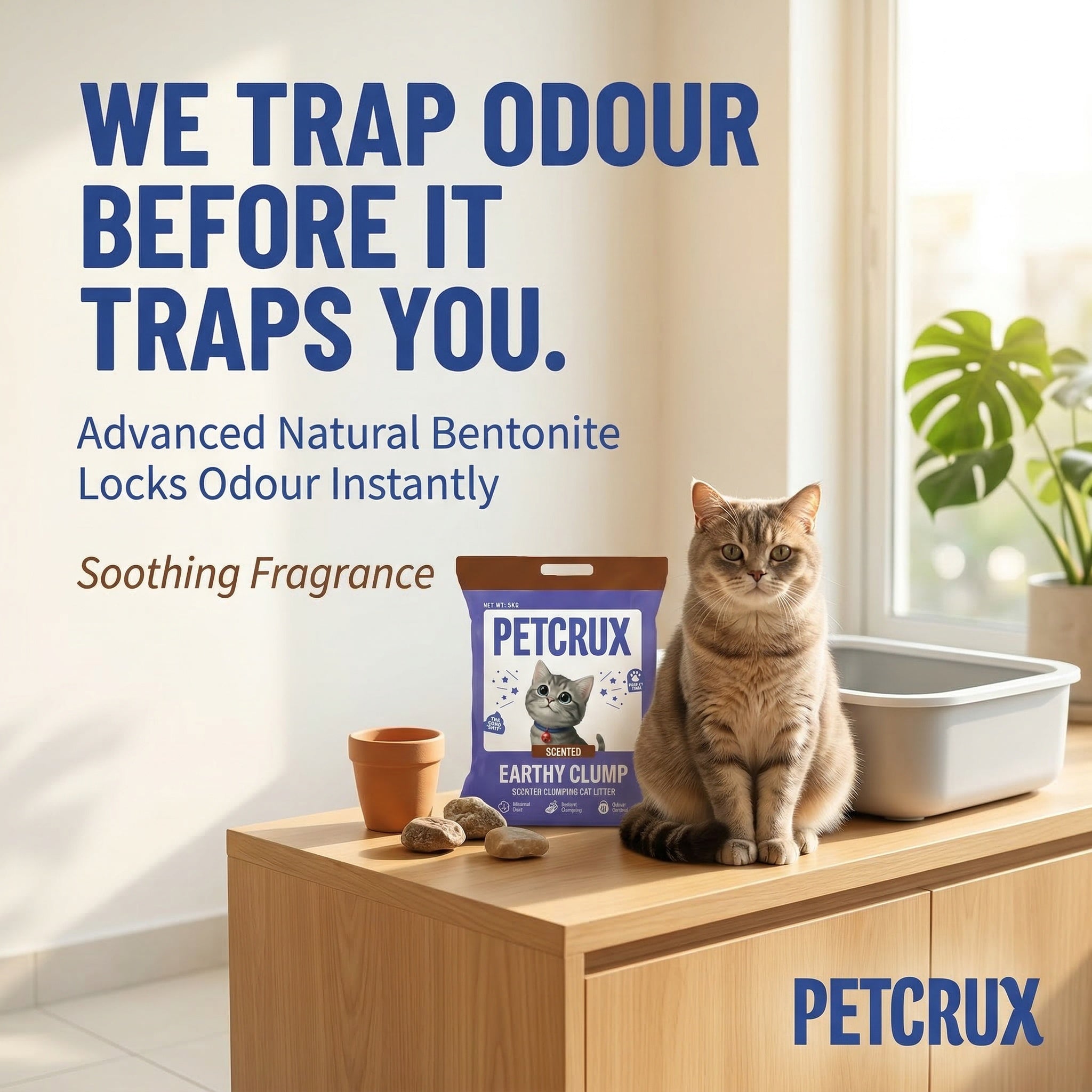 Petcrux Earthy Clump Scented Cat Litter image 5